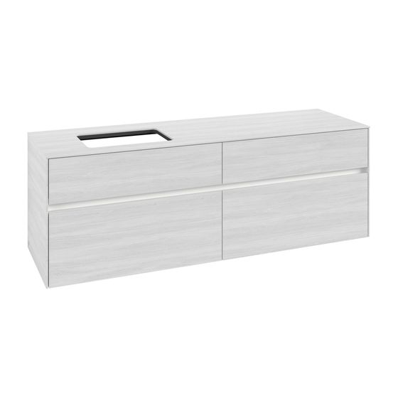 Villeroy & Boch Waschtischunterschrank Collaro C121B0 1600x548x500mm mit Beleuchtung White Wood