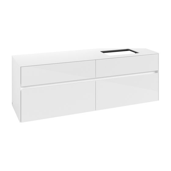 Villeroy & Boch Waschtischunterschrank Collaro C12200 1600x548x500mm Glossy White