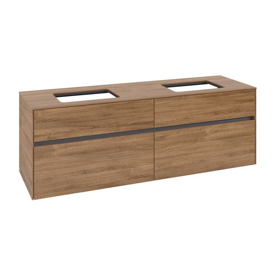 Villeroy & Boch Waschtischunterschrank Collaro C12300 1600x548x500mm Kansas Oak