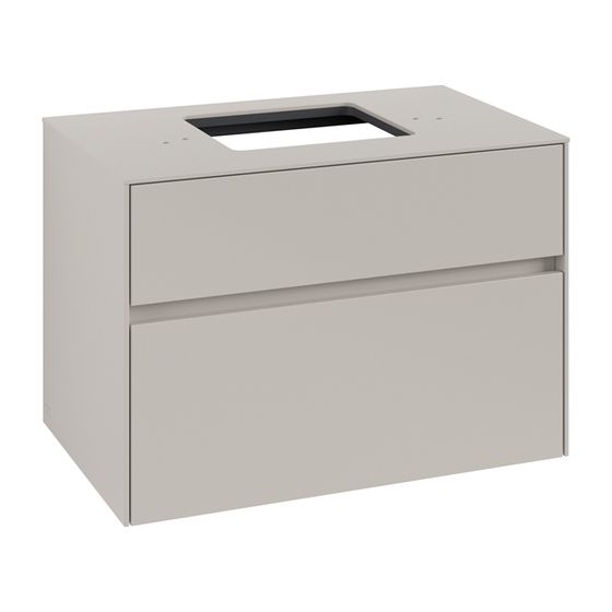 Villeroy & Boch Waschtischunterschrank Collaro C12400 800x548x500mm Soft Grey