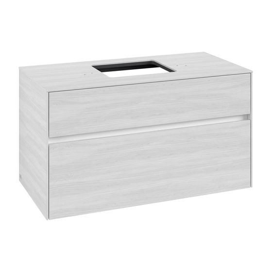 Villeroy & Boch Waschtischunterschrank Collaro C12500 1000x548x500mm White Wood