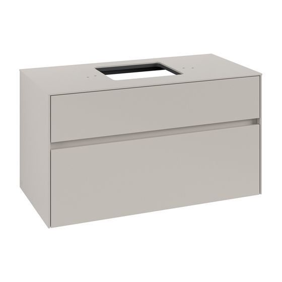 Villeroy & Boch Waschtischunterschrank Collaro C12500 1000x548x500mm Soft Grey