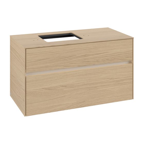 Villeroy & Boch Waschtischunterschrank Collaro C126B0 1000x548x500mm mit Beleuchtung Nordic Oak