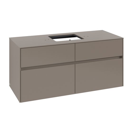 Villeroy & Boch Waschtischunterschrank Collaro C12800 1200x548x500mm Truffle Grey