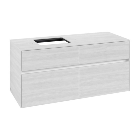 Villeroy & Boch Waschtischunterschrank Collaro C12900 1200x548x500mm White Wood