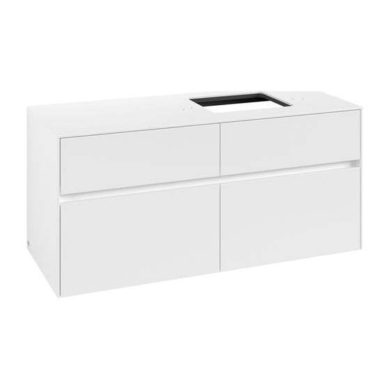 Villeroy & Boch Waschtischunterschrank Collaro C13000 1200x548x500mm White Matt