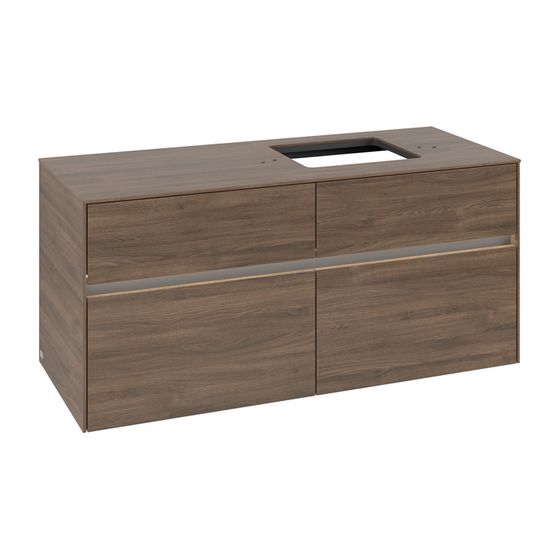 Villeroy & Boch Waschtischunterschrank Collaro C130B0 1200x548x500mm mit Beleuchtung Arizona Oak