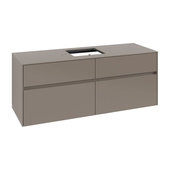 Villeroy & Boch Waschtischunterschrank Collaro C13100 1400x548x500mm Truffle Grey