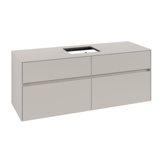 Villeroy & Boch Waschtischunterschrank Collaro C13100 1400x548x500mm Soft Grey