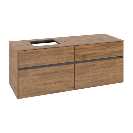 Villeroy & Boch Waschtischunterschrank Collaro C13200 1400x548x500mm Kansas Oak