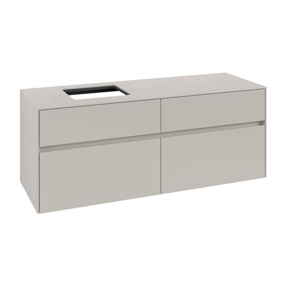 Villeroy & Boch Waschtischunterschrank Collaro C13200 1400x548x500mm Soft Grey