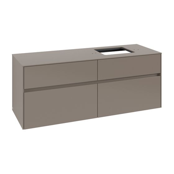 Villeroy & Boch Waschtischunterschrank Collaro C13300 1400x548x500mm Truffle Grey