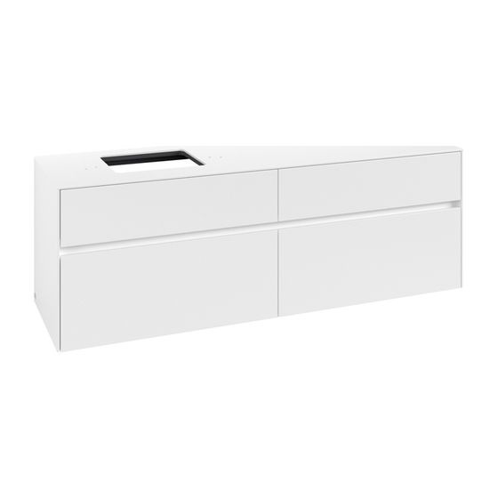 Villeroy & Boch Waschtischunterschrank Collaro C13500 1600x548x500mm White Matt