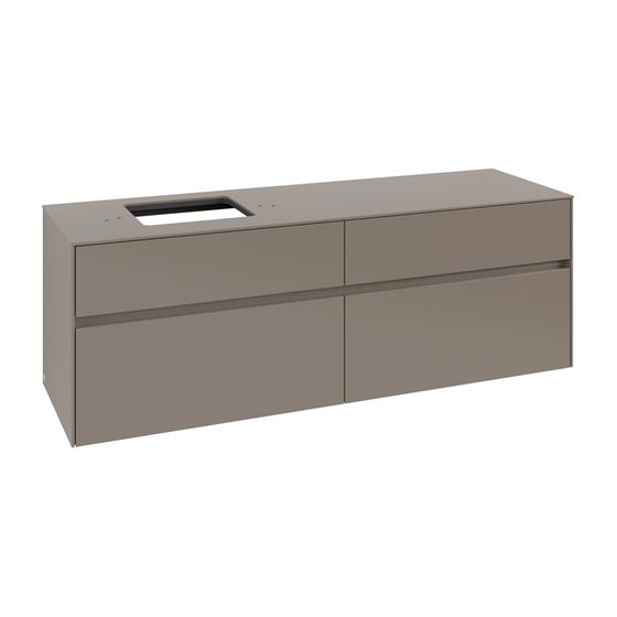 Villeroy & Boch Waschtischunterschrank Collaro C13500 1600x548x500mm Truffle Grey