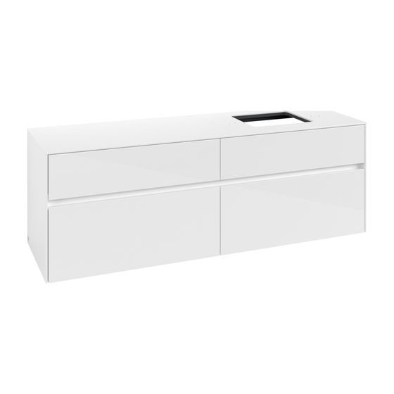 Villeroy & Boch Waschtischunterschrank Collaro C13600 1600x548x500mm Glossy White