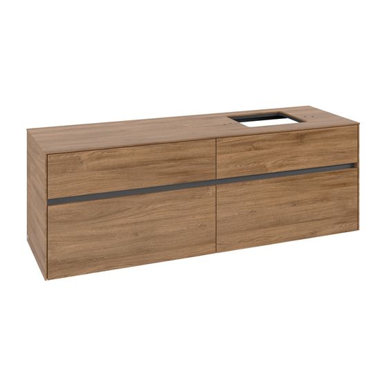 Villeroy & Boch Waschtischunterschrank Collaro C13600 1600x548x500mm Kansas Oak