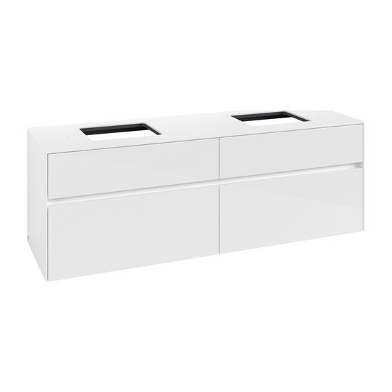 Villeroy & Boch Waschtischunterschrank Collaro C13700 1600x548x500mm Glossy White