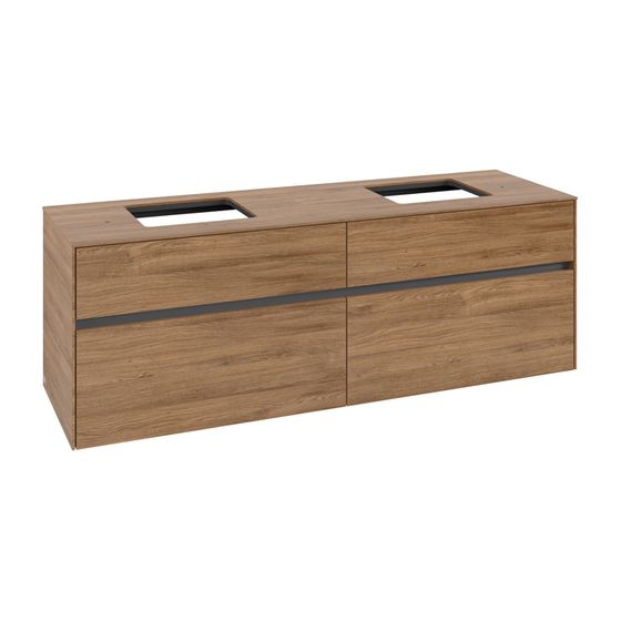 Villeroy & Boch Waschtischunterschrank Collaro C13700 1600x548x500mm Kansas Oak