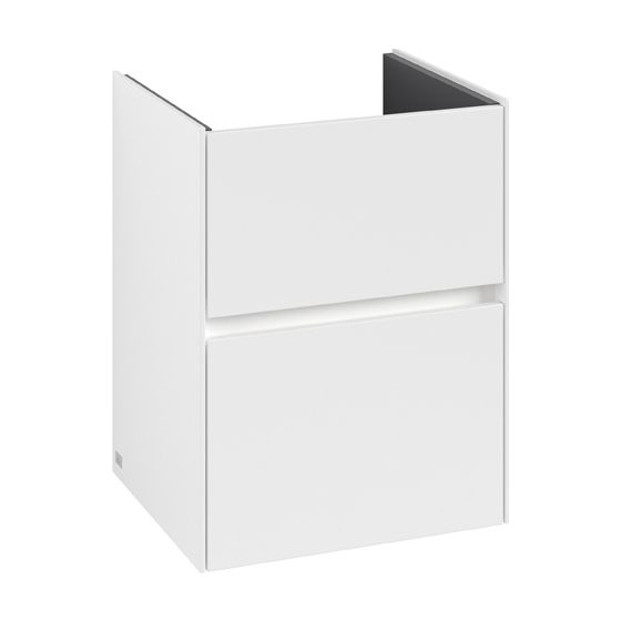 Villeroy & Boch Waschtischunterschrank Collaro C141B0 472x6095x404mm mit Beleuchtung White Matt