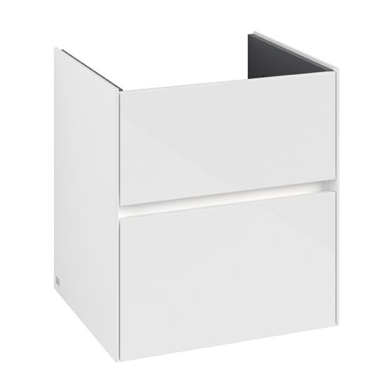 Villeroy & Boch Waschtischunterschrank Collaro C142B0 472x6095x480mm mit Beleuchtung Glossy White