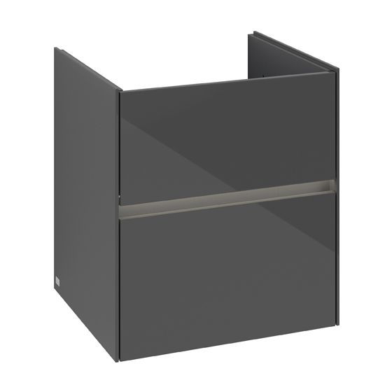 Villeroy & Boch Waschtischunterschrank Collaro C142B0 472x6095x480mm mit Beleuchtung Glossy Grey