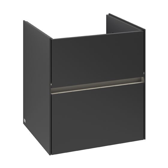 Villeroy & Boch Waschtischunterschrank Collaro C142B0 472x6095x480mm mit Beleuchtung Black Matt Lacquer