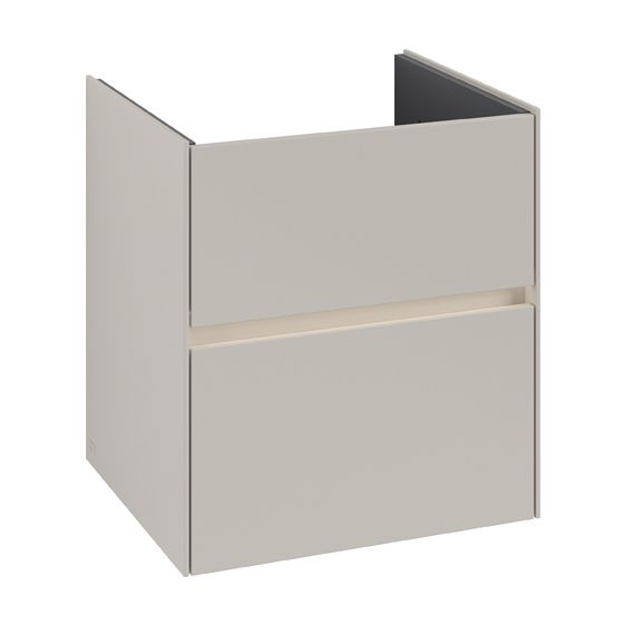 Villeroy & Boch Waschtischunterschrank Collaro C142B0 472x6095x480mm mit Beleuchtung Soft Grey