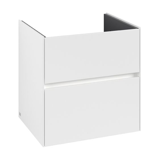 Villeroy & Boch Waschtischunterschrank Collaro C143B0 472x6095x611mm mit Beleuchtung White Matt