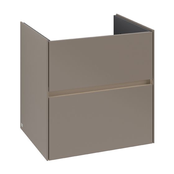 Villeroy & Boch Waschtischunterschrank Collaro C143B0 472x6095x611mm mit Beleuchtung Truffle Grey