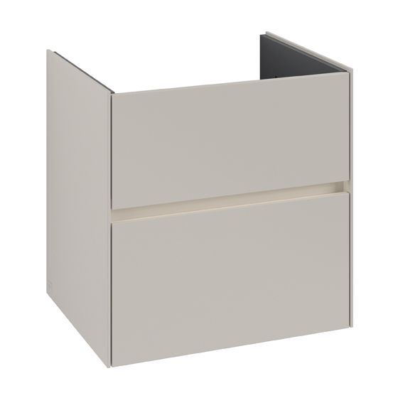 Villeroy & Boch Waschtischunterschrank Collaro C143B0 472x6095x611mm mit Beleuchtung Soft Grey