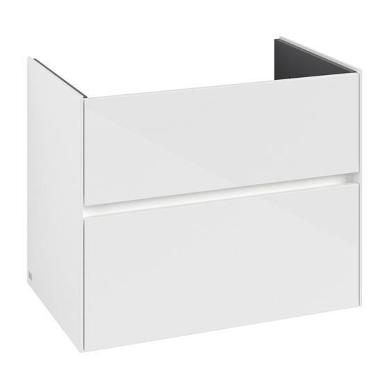 Villeroy & Boch Waschtischunterschrank Collaro C144B0 472x6095x761mm mit Beleuchtung Glossy White