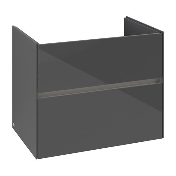 Villeroy & Boch Waschtischunterschrank Collaro C144B0 472x6095x761mm mit Beleuchtung Glossy Grey