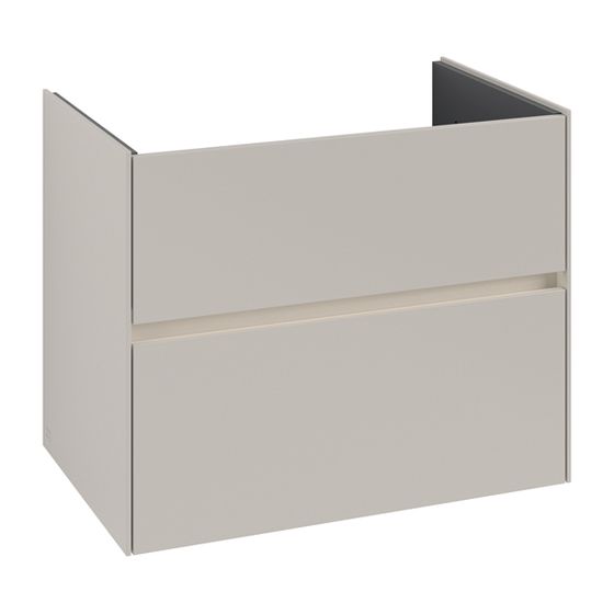 Villeroy & Boch Waschtischunterschrank Collaro C144B0 472x6095x761mm mit Beleuchtung Soft Grey