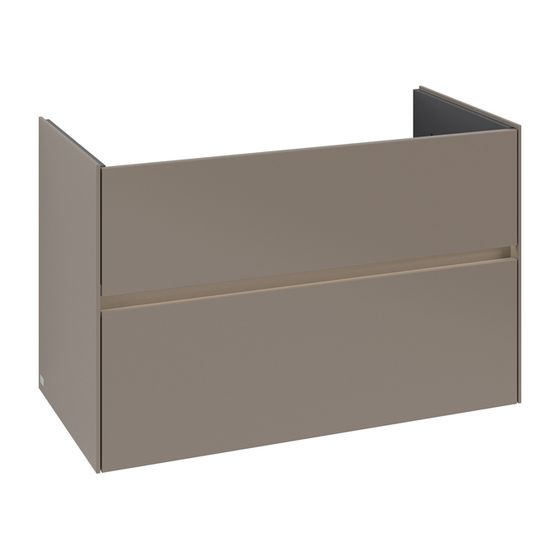 Villeroy & Boch Waschtischunterschrank Collaro C145B0 472x6095x961mm mit Beleuchtung Truffle Grey