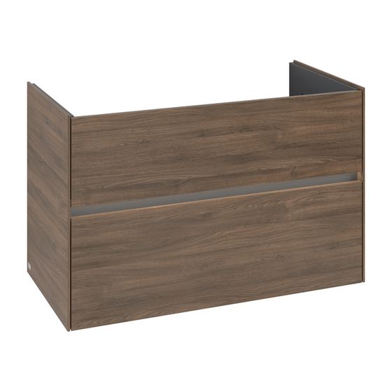 Villeroy & Boch Waschtischunterschrank Collaro C145B0 472x6095x961mm mit Beleuchtung Arizona Oak