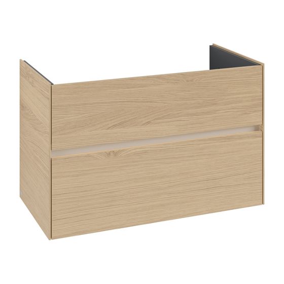 Villeroy & Boch Waschtischunterschrank Collaro C145B0 472x6095x961mm mit Beleuchtung Nordic Oak