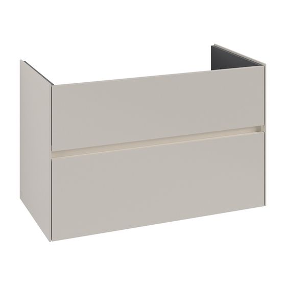 Villeroy & Boch Waschtischunterschrank Collaro C145B0 472x6095x961mm mit Beleuchtung Soft Grey