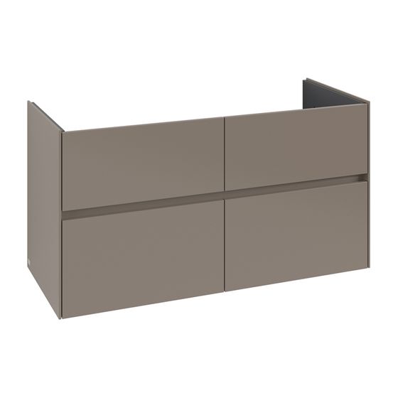 Villeroy & Boch Waschtischunterschrank Collaro C14600 472x6095x1161mm Truffle Grey