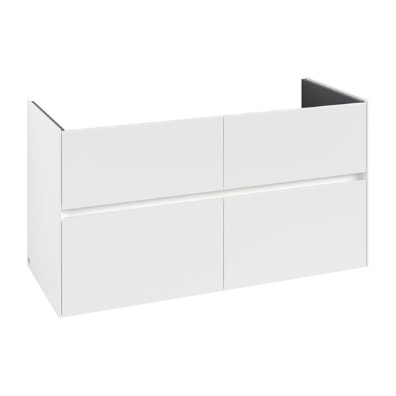 Villeroy & Boch Waschtischunterschrank Collaro C146B0 472x6095x1161mm mit Beleuchtung White Matt