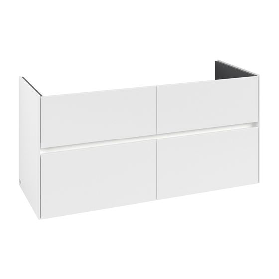 Villeroy & Boch Waschtischunterschrank Collaro C147B0 472x6095x1261mm mit Beleuchtung White Matt