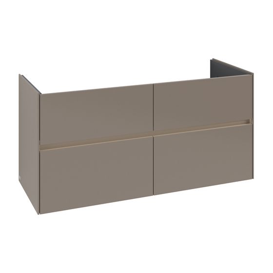 Villeroy & Boch Waschtischunterschrank Collaro C147B0 472x6095x1261mm mit Beleuchtung Truffle Grey