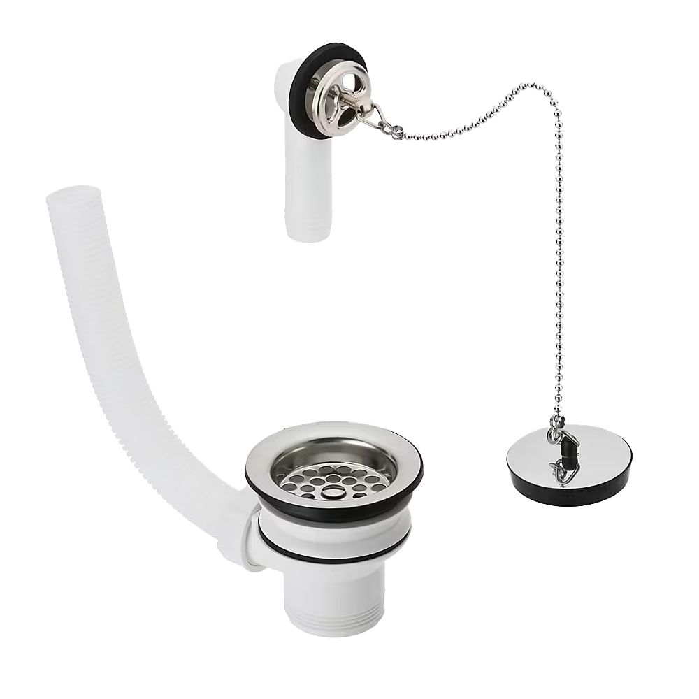Villeroy & Boch Überlaufgarnitur 942810 Verchromt... VILLEROY-94281061 4015211474430 (Abb. 1)