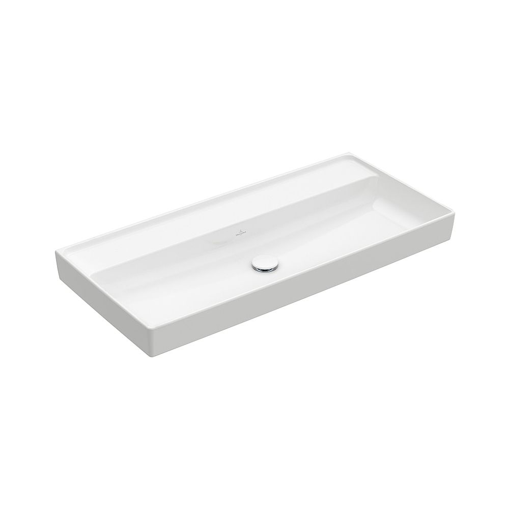 Villeroy & Boch Schrankwaschtisch Collaro 1000x470mm Rechteck ohne Überlauf Weiß Alp... VILLEROY-4A33A301 4051202850142 (Abb. 1)