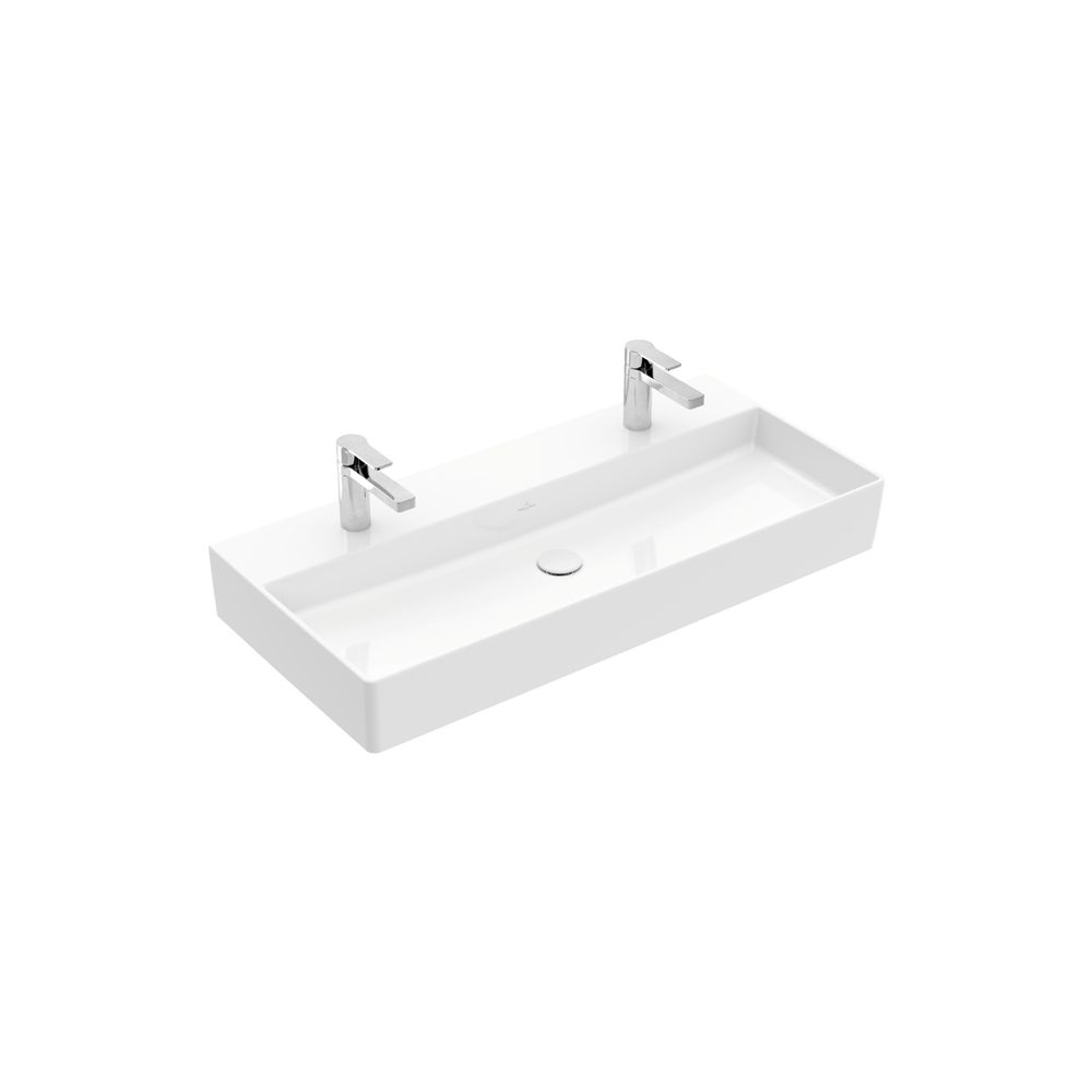 Villeroy & Boch Waschtisch Memento 2.0 1000x470mm rechteckig 2 Hahnlöcher ohne Überl... VILLEROY-4A221KR1 4051202792688 (Abb. 2)