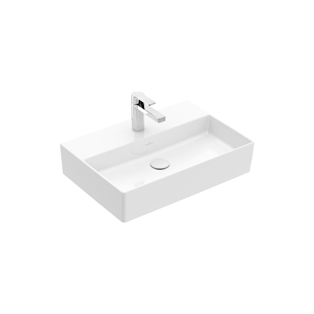 Villeroy & Boch Waschbecken Memento 2.0 600x420mm rechteckig 1 Hahnloch ohne Überlau... VILLEROY-4A2261R1 4051202740351 (Abb. 2)