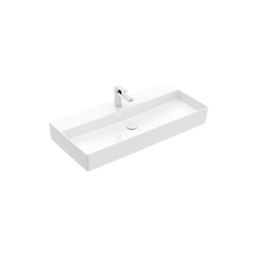 Villeroy & Boch Waschbecken Memento 2.0 1000x470mm Rechteck 1 Hahnloch ohne Überlauf... VILLEROY-4A22A201 4051202743970 (Abb. 2)