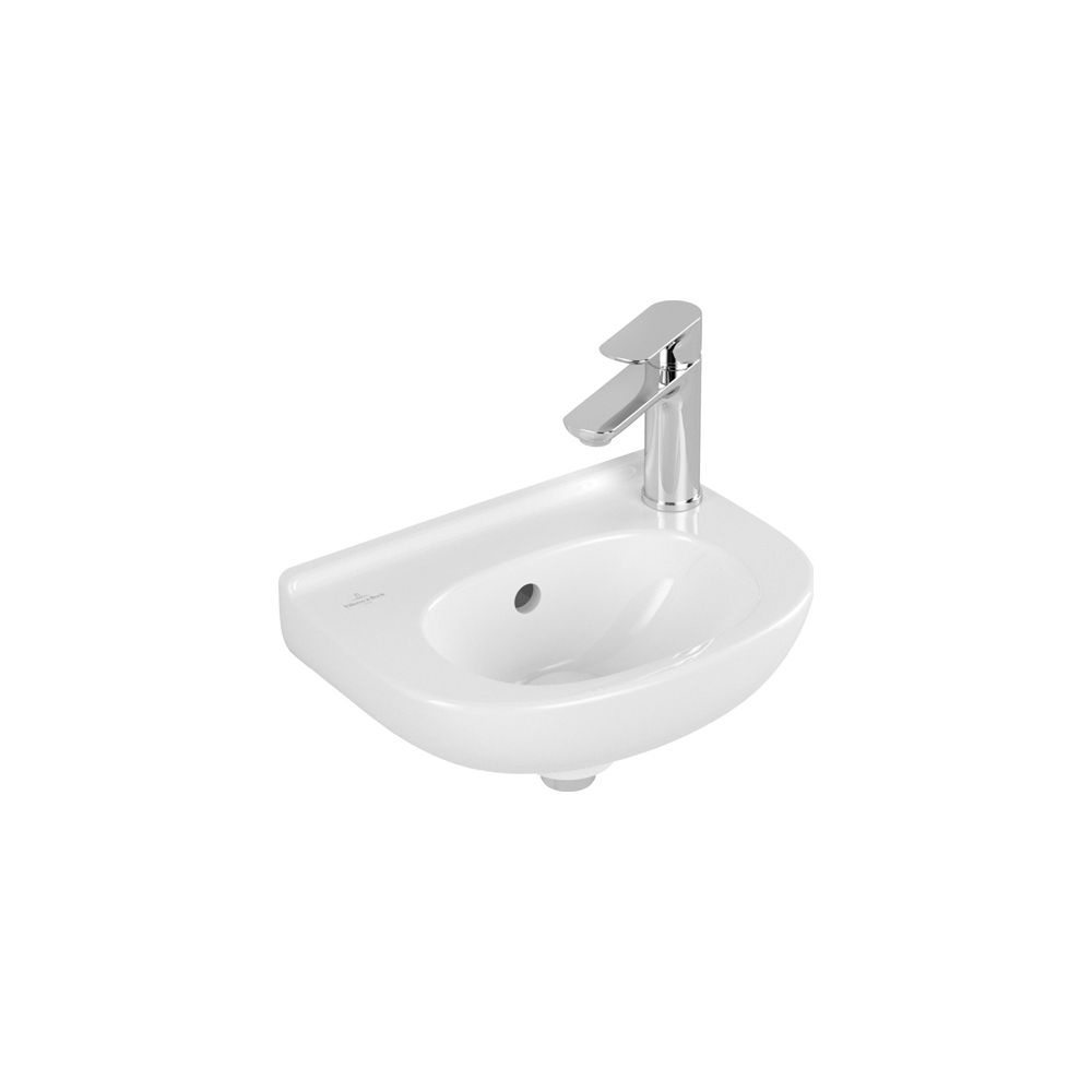 Villeroy & Boch Handwaschbecken Compact O.novo 360x270mm Oval 1 Hahnloch links, mit ... VILLEROY-53603901 4051202734992 (Abb. 2)