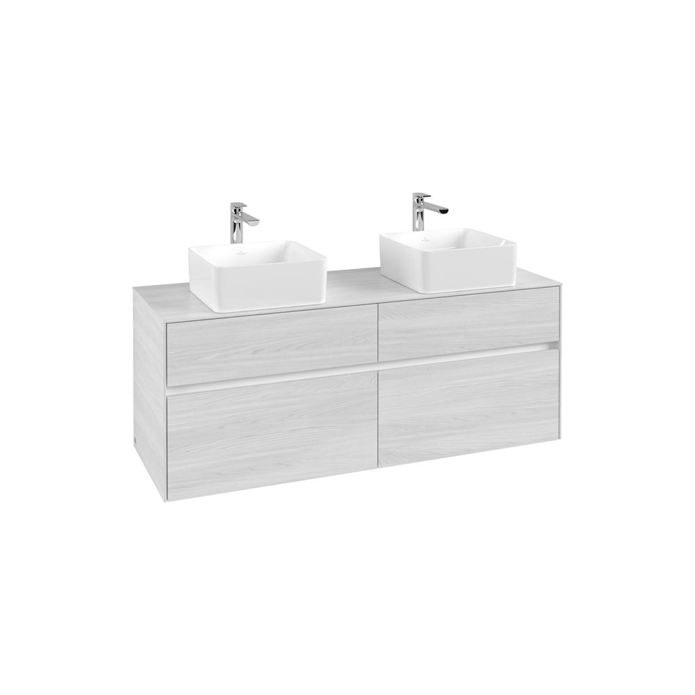 Villeroy & Boch Waschtischunterschrank Collaro C048 1400x548x500mm 4 Auszüge, für 2 ... VILLEROY-C04800E8 4062373729755 (Abb. 2)