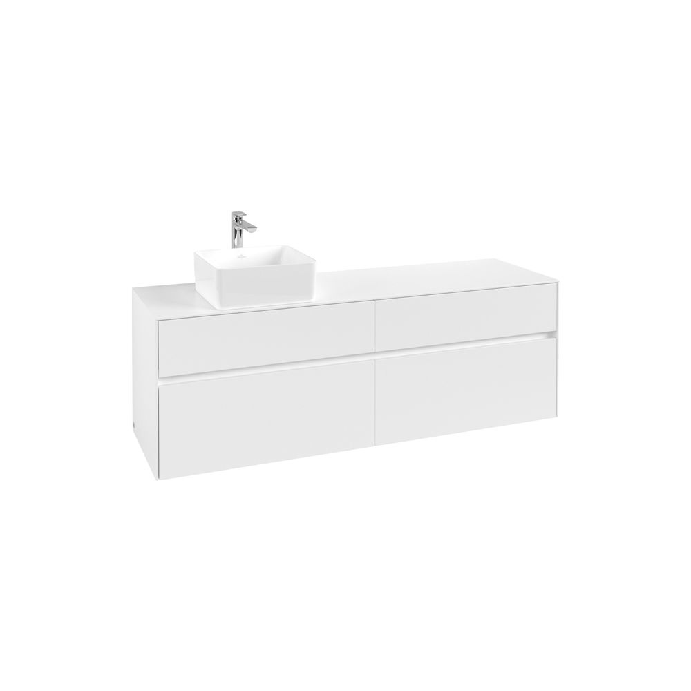 Villeroy & Boch Waschtischunterschrank Collaro C050 1600x548x500mm 4 Auszüge, Waschb... VILLEROY-C05000MS 4062373729984 (Abb. 2)