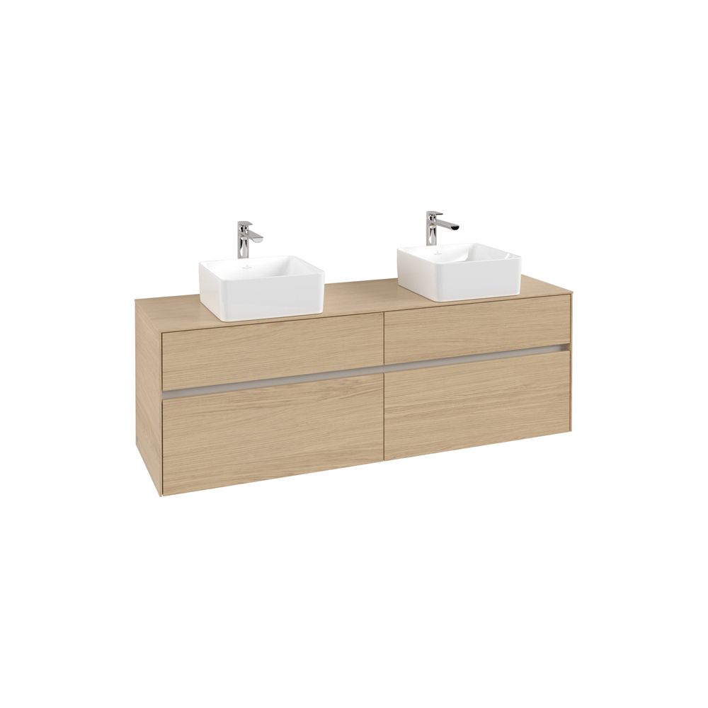 Villeroy & Boch Waschtischunterschrank Collaro C052 1600x548x500mm 4 Auszüge, für 2 ... VILLEROY-C05200VJ 4062373730102 (Abb. 2)